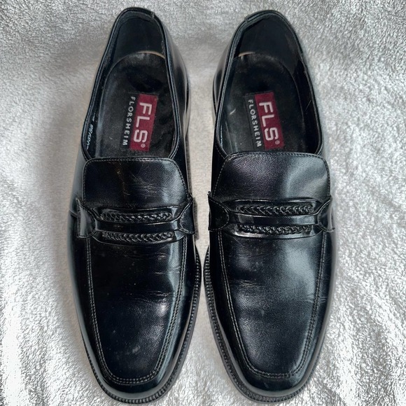 EUC Men’s 7D FLS Florsheim Leather Slip On Loafer Dress Shoes main image 7